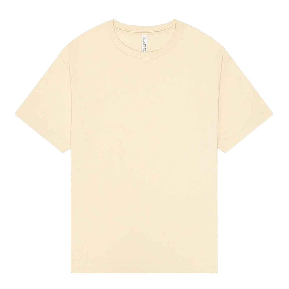 Natural - Front - Bella + Canvas Unisex Adult Heavyweight Boxy T-Shirt