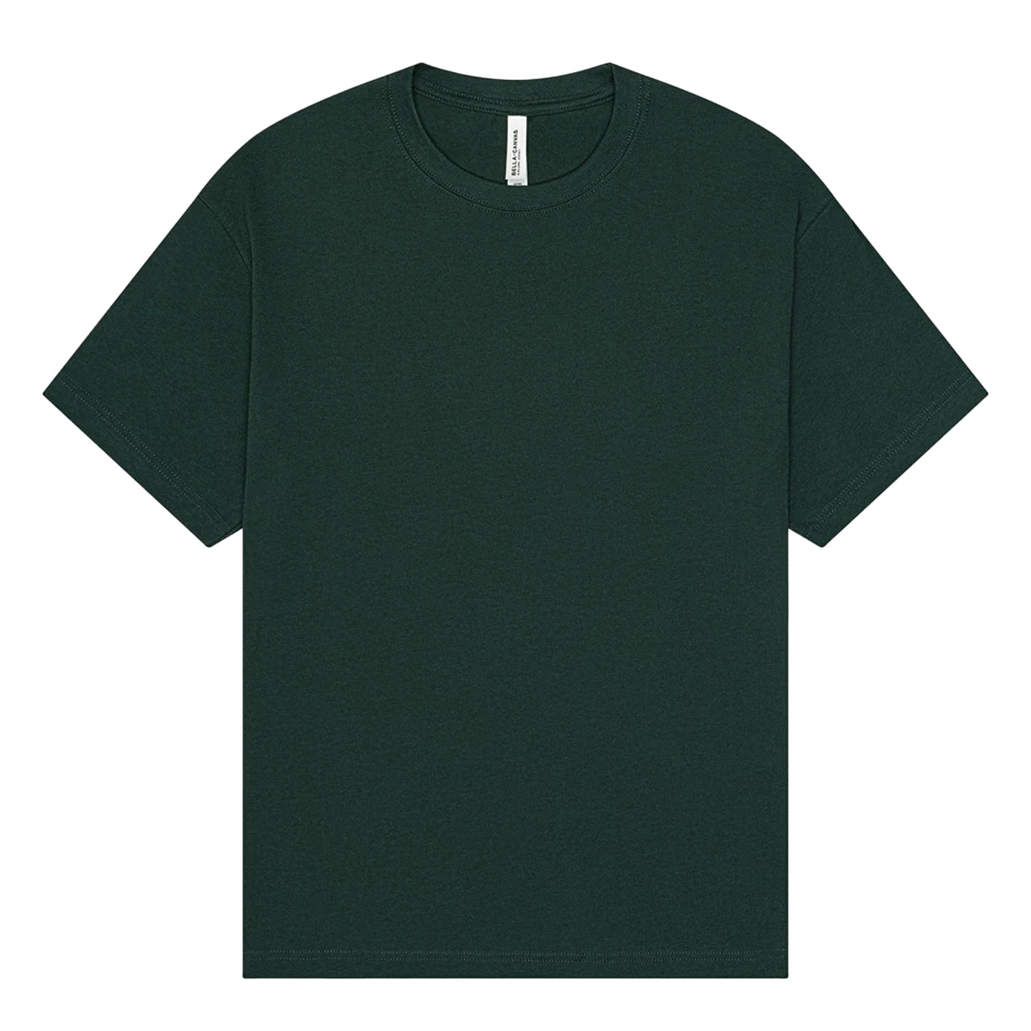 Forest Green - Front - Bella + Canvas Unisex Adult Heavyweight Boxy T-Shirt