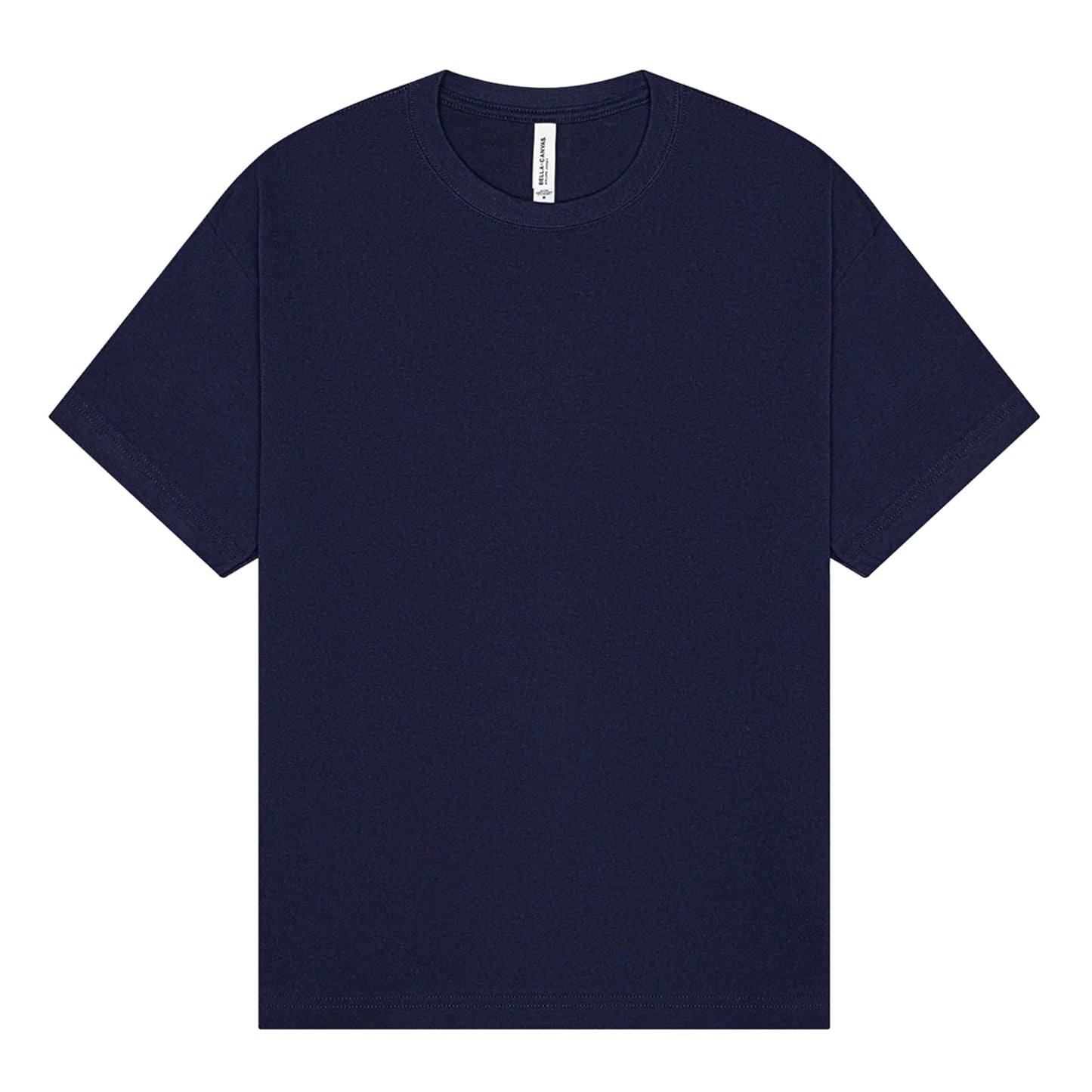 Navy - Front - Bella + Canvas Unisex Adult Heavyweight Boxy T-Shirt