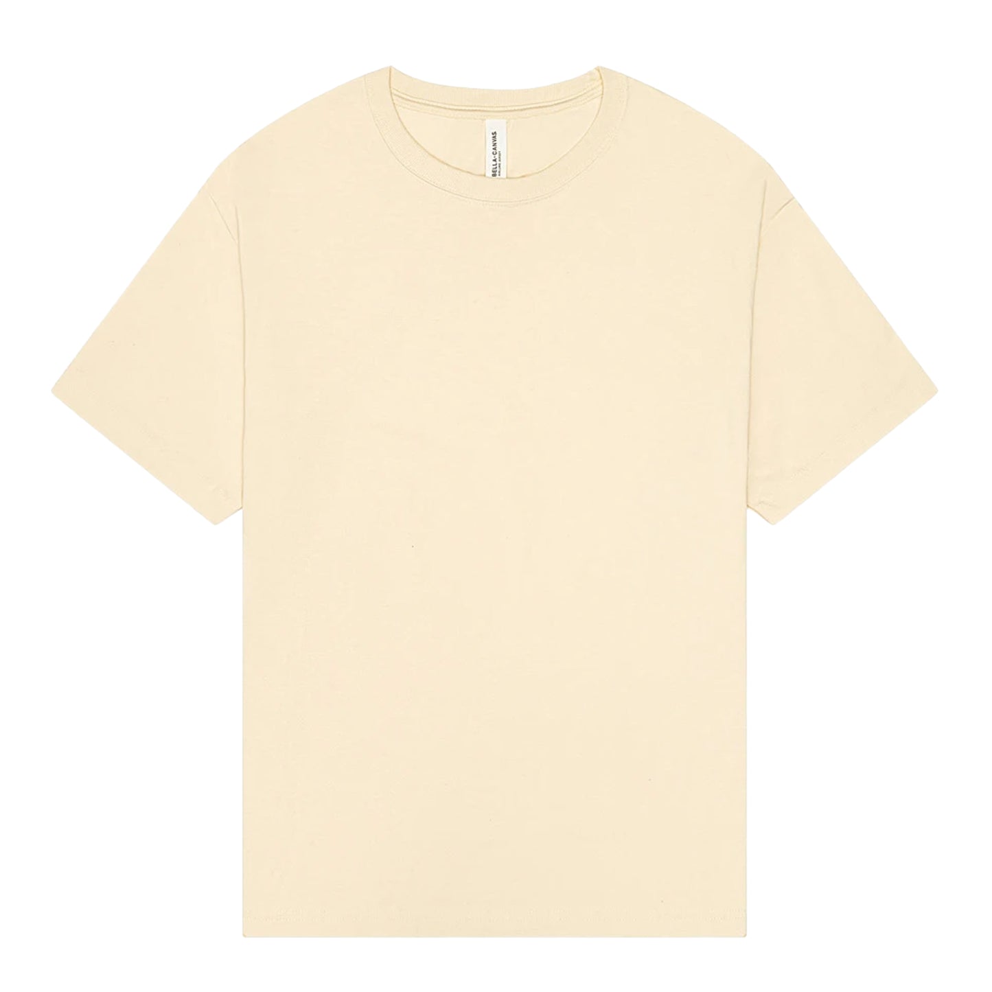 Natural - Front - Bella + Canvas Unisex Adult Heavyweight Boxy T-Shirt