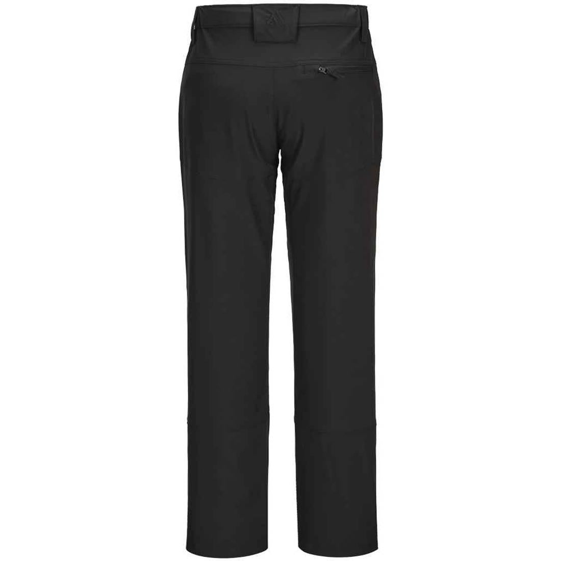 Black - Back - Portwest Unisex Adult Eco Active Stretch Work Trousers