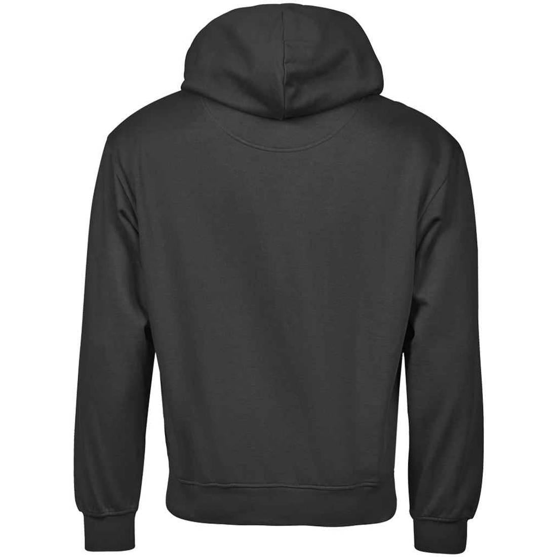 Black - Back - Tee Jays Mens Urban Heavyweight Heavy Loose Fit Hoodie