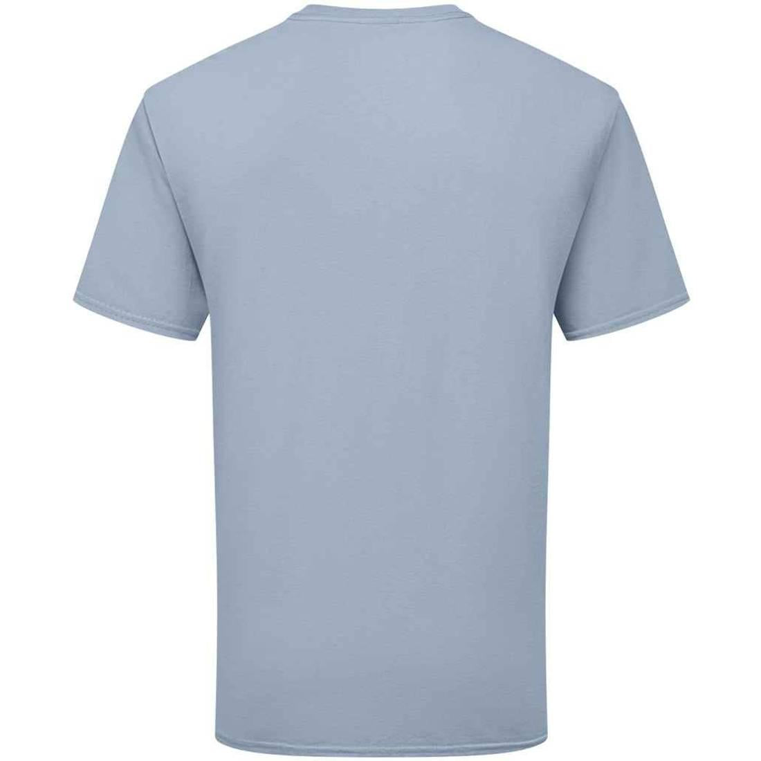 Mineral Blue - Back - Fruit of the Loom Unisex Adult Cotton T-Shirt