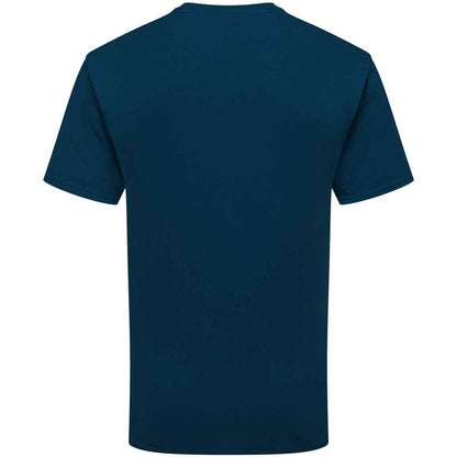 Mountain Blue - Back - Fruit of the Loom Unisex Adult Cotton T-Shirt