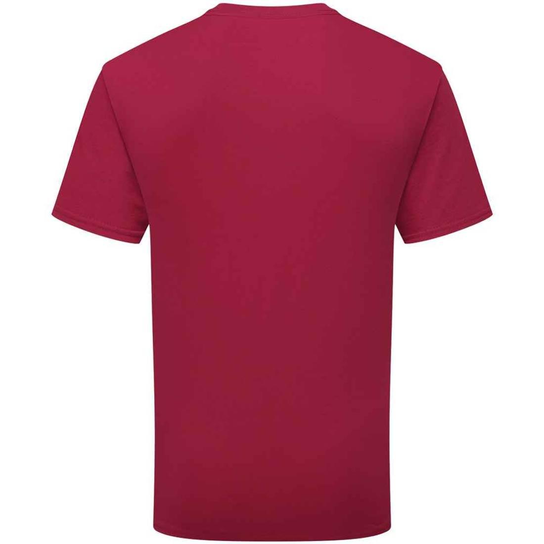 Cranberry - Back - Fruit of the Loom Unisex Adult Cotton T-Shirt
