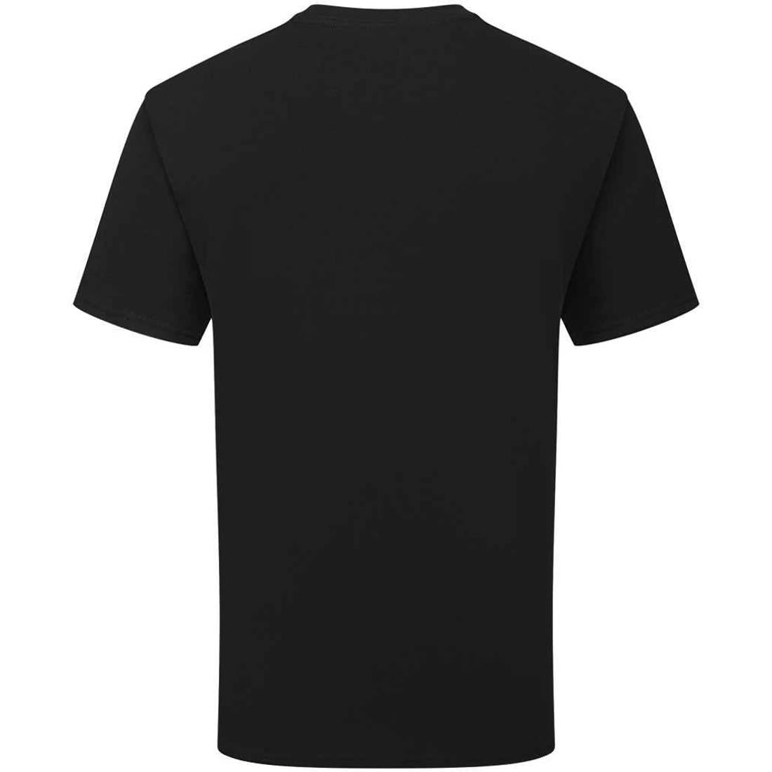Black - Back - Fruit of the Loom Unisex Adult Cotton T-Shirt