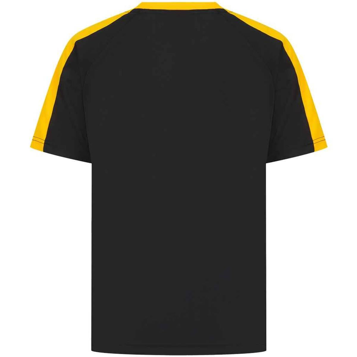 Black-Gold - Back - Finden & Hales Childrens-Kids T-Shirt