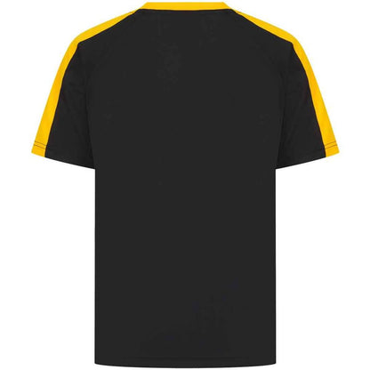 Black-Gold - Back - Finden & Hales Childrens-Kids T-Shirt