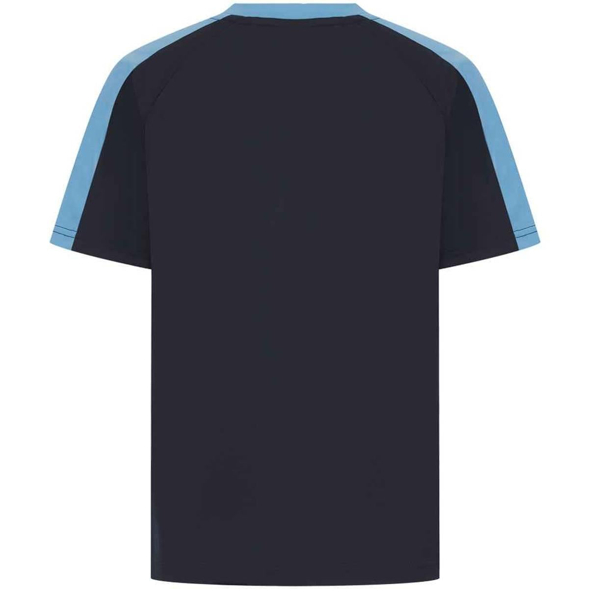 Navy-Sky Blue - Back - Finden & Hales Childrens-Kids T-Shirt