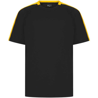 Black-Gold - Front - Finden & Hales Childrens-Kids T-Shirt