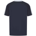 Navy-White - Back - Finden & Hales Childrens-Kids T-Shirt