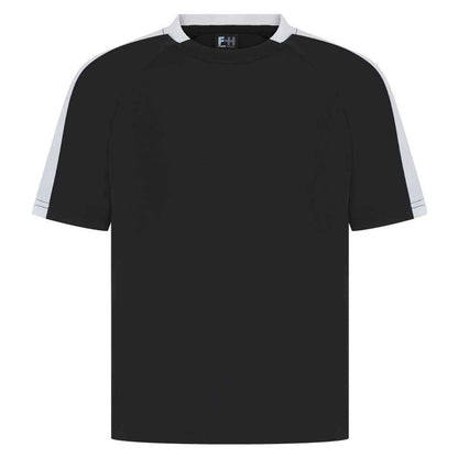 Black-White - Front - Finden & Hales Childrens-Kids T-Shirt