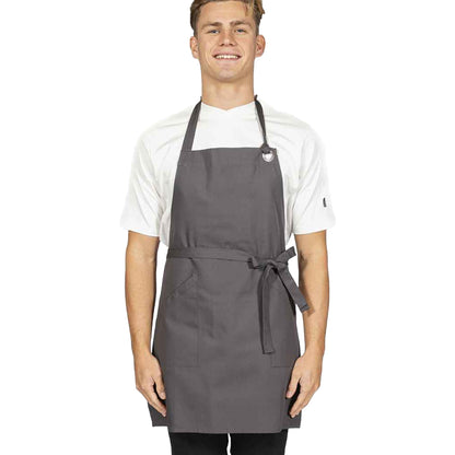 Stormy Grey - Back - Dennys Unisex Adult Canvas Apron