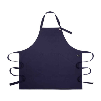 Navy - Front - Dennys Unisex Adult Canvas Apron