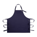 Navy - Front - Dennys Unisex Adult Canvas Apron