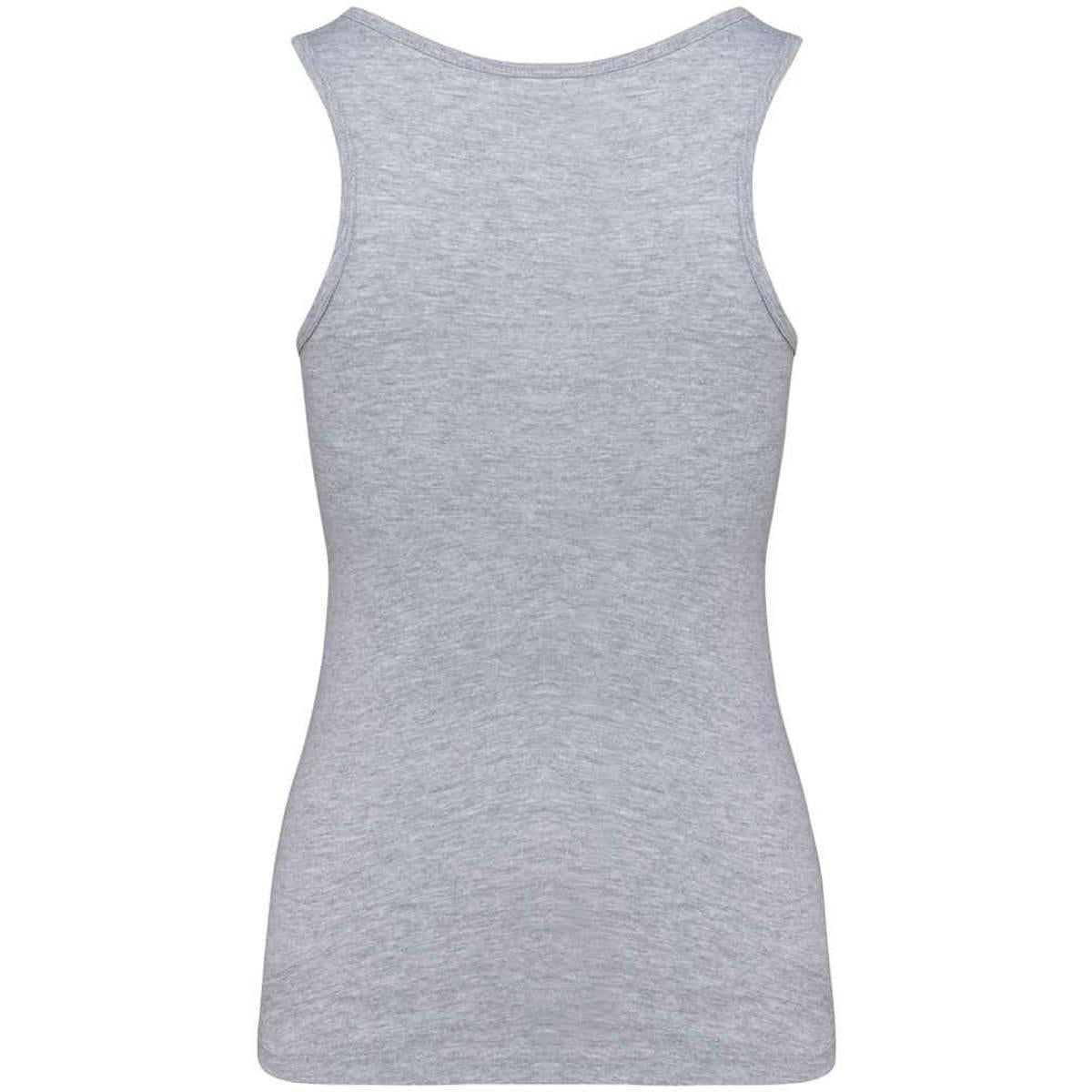Oxford Grey - Back - Kariban Womens-Ladies Eco Friendly Tank Top