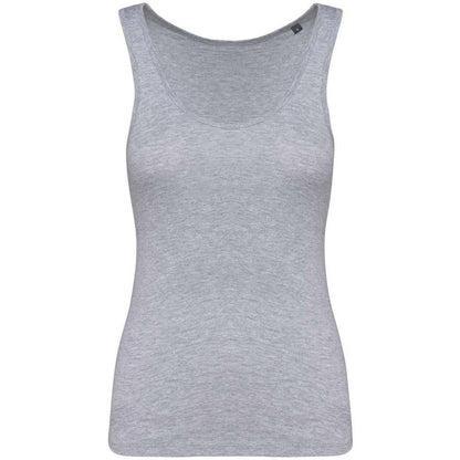 Oxford Grey - Front - Kariban Womens-Ladies Eco Friendly Tank Top