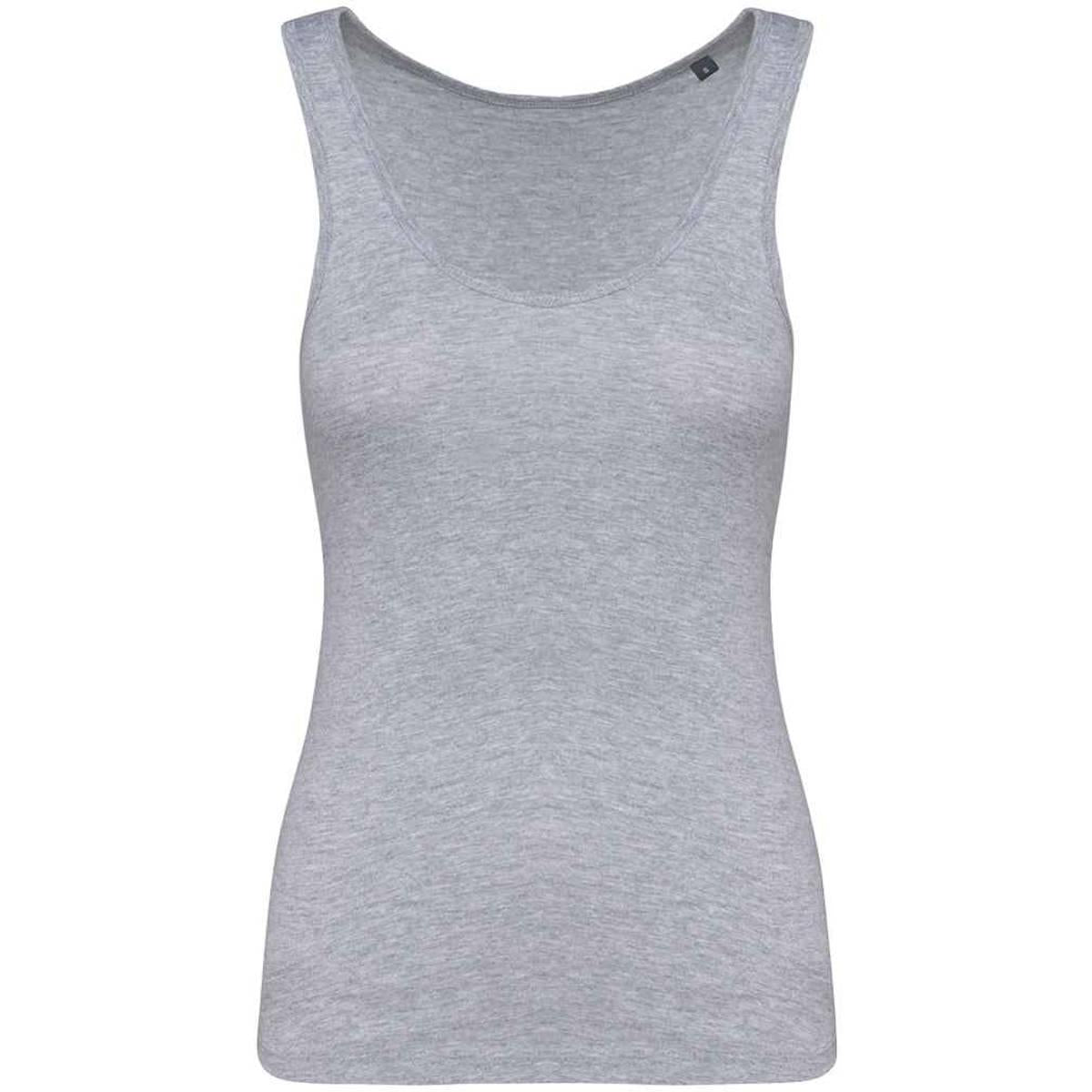 Oxford Grey - Front - Kariban Womens-Ladies Eco Friendly Tank Top