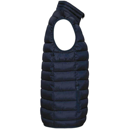 Navy - Side - Kariban Womens-Ladies Quilted Body Warmer