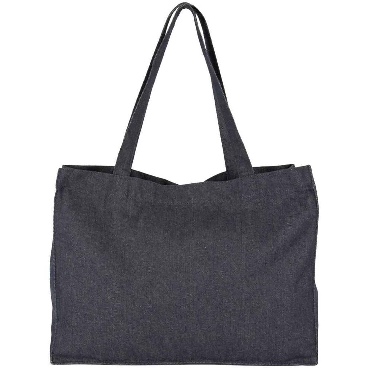 Denim - Front - Kimood Denim Look Recycled Shopper Bag