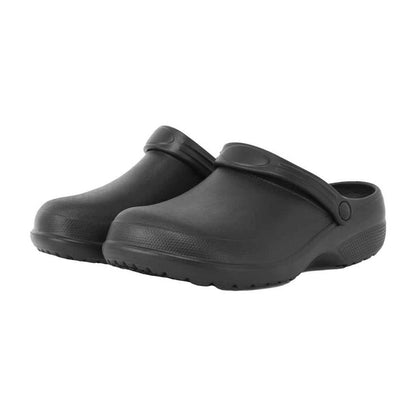 Black - Back - Premier Unisex Adult Anchor Chef´s Clogs