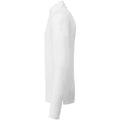 White - Side - Premier Mens Essential Coolchecker Long-Sleeved Chef Shirt