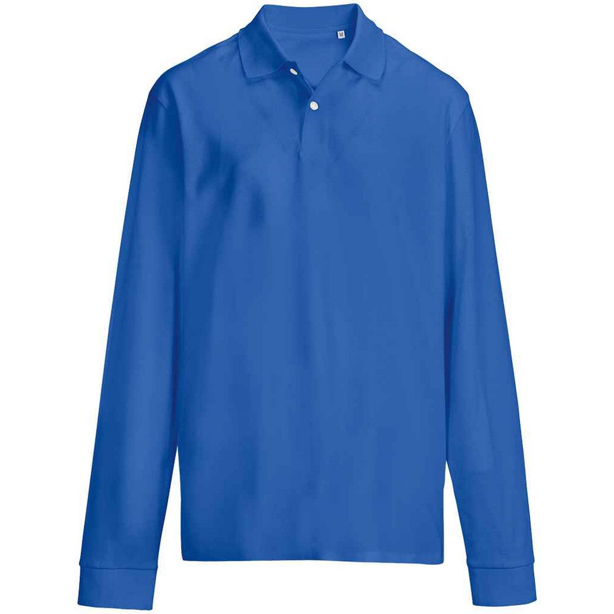 Royal Blue - Front - SOLS Unisex Adult Pique Long-Sleeved Polo Shirt