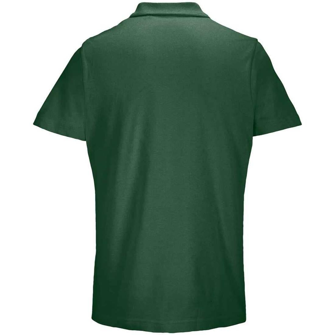 Bottle Green - Back - SOLS Unisex Adult Pulse Pique Polo Shirt