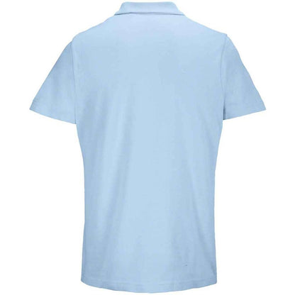 Sky Blue - Back - SOLS Unisex Adult Pulse Pique Polo Shirt
