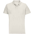Off White - Front - SOLS Unisex Adult Pulse Pique Polo Shirt