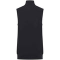 Navy - Back - Henbury Mens Plain Full Zip Sleeveless Gilet