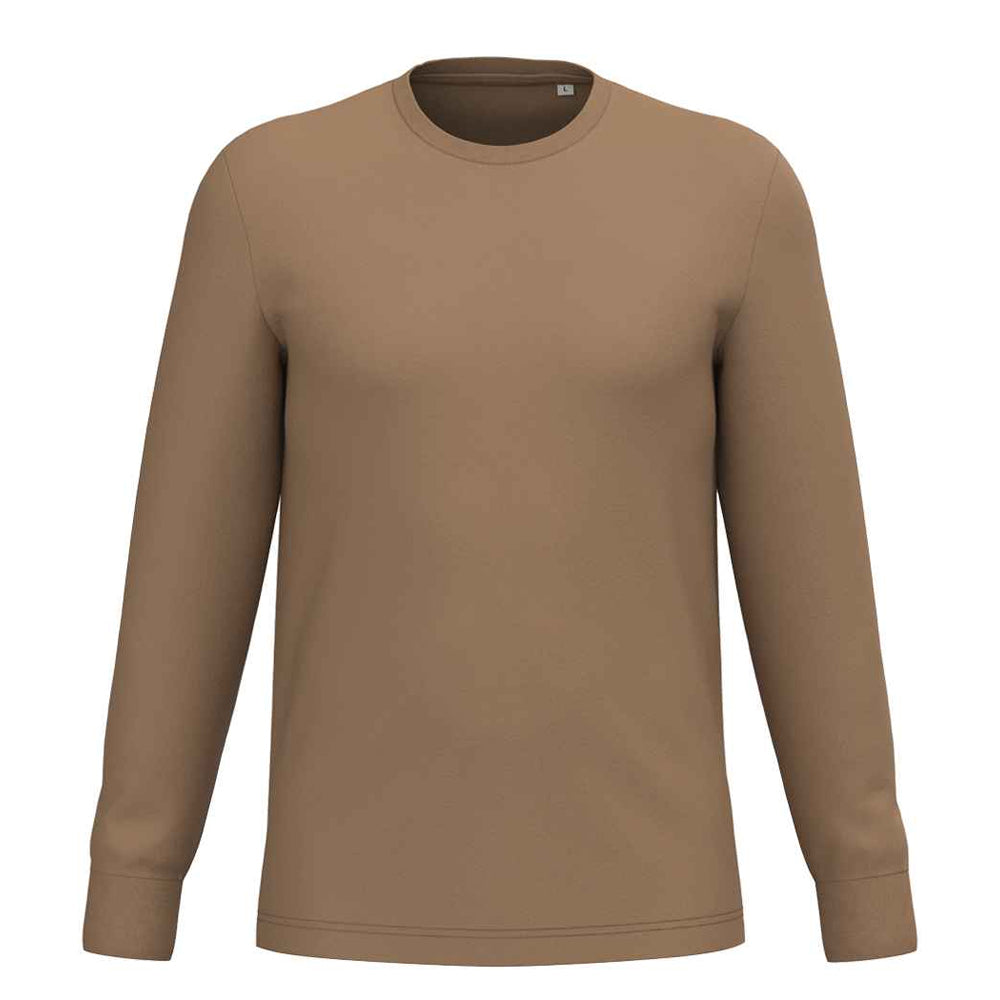 Dark Camel - Front - Native Spirit Unisex Adult Spirit Long-Sleeved T-Shirt