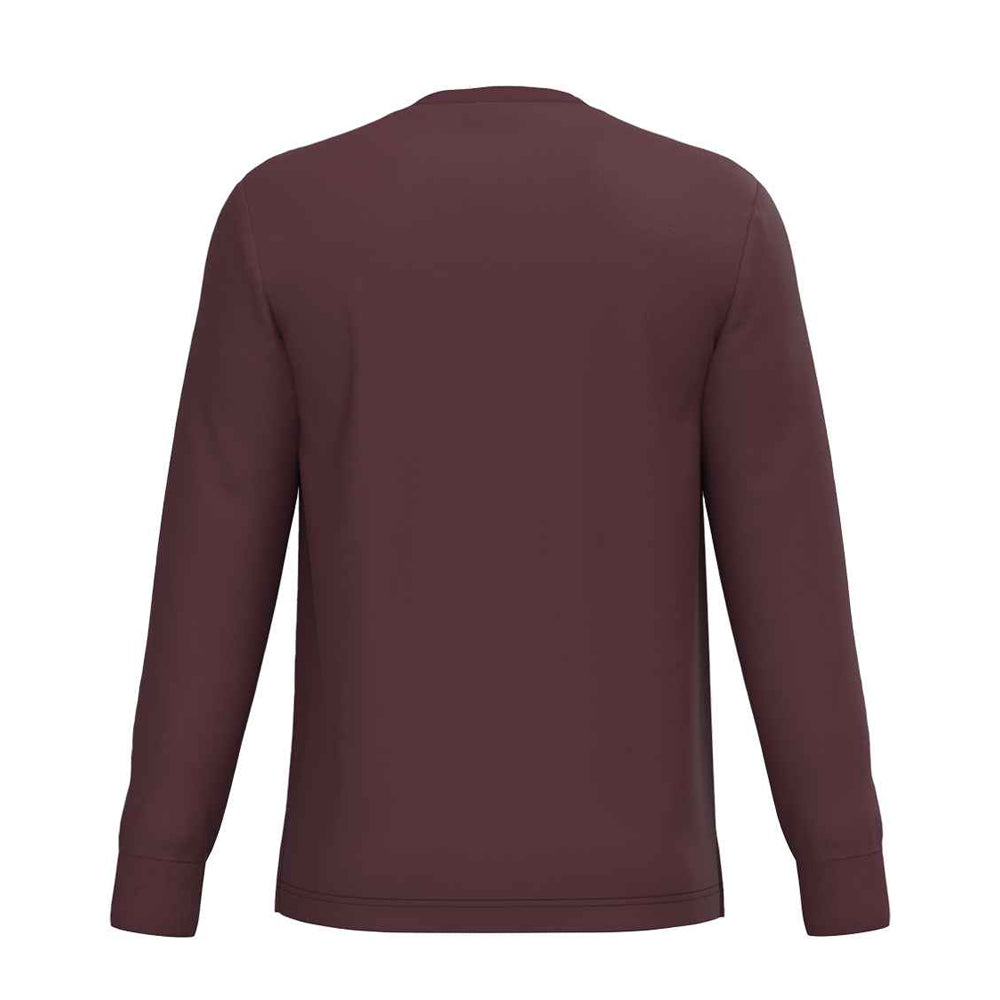 Dark Cherry - Back - Native Spirit Unisex Adult Spirit Long-Sleeved T-Shirt