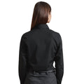 Black - Back - Premier Womens-Ladies Recyclight Poplin Long-Sleeved Shirt