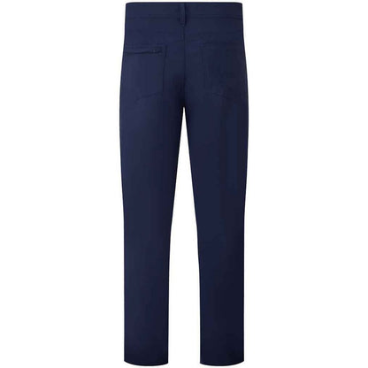 Navy - Back - Premier Unisex Adult Adapt Stretchchecker Trousers
