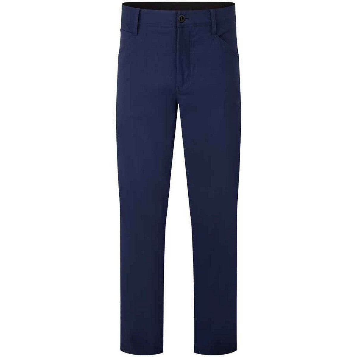Navy - Front - Premier Unisex Adult Adapt Stretchchecker Trousers