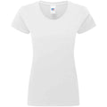 White - Front - Russell Womens-Ladies Authentic Classic T-Shirt