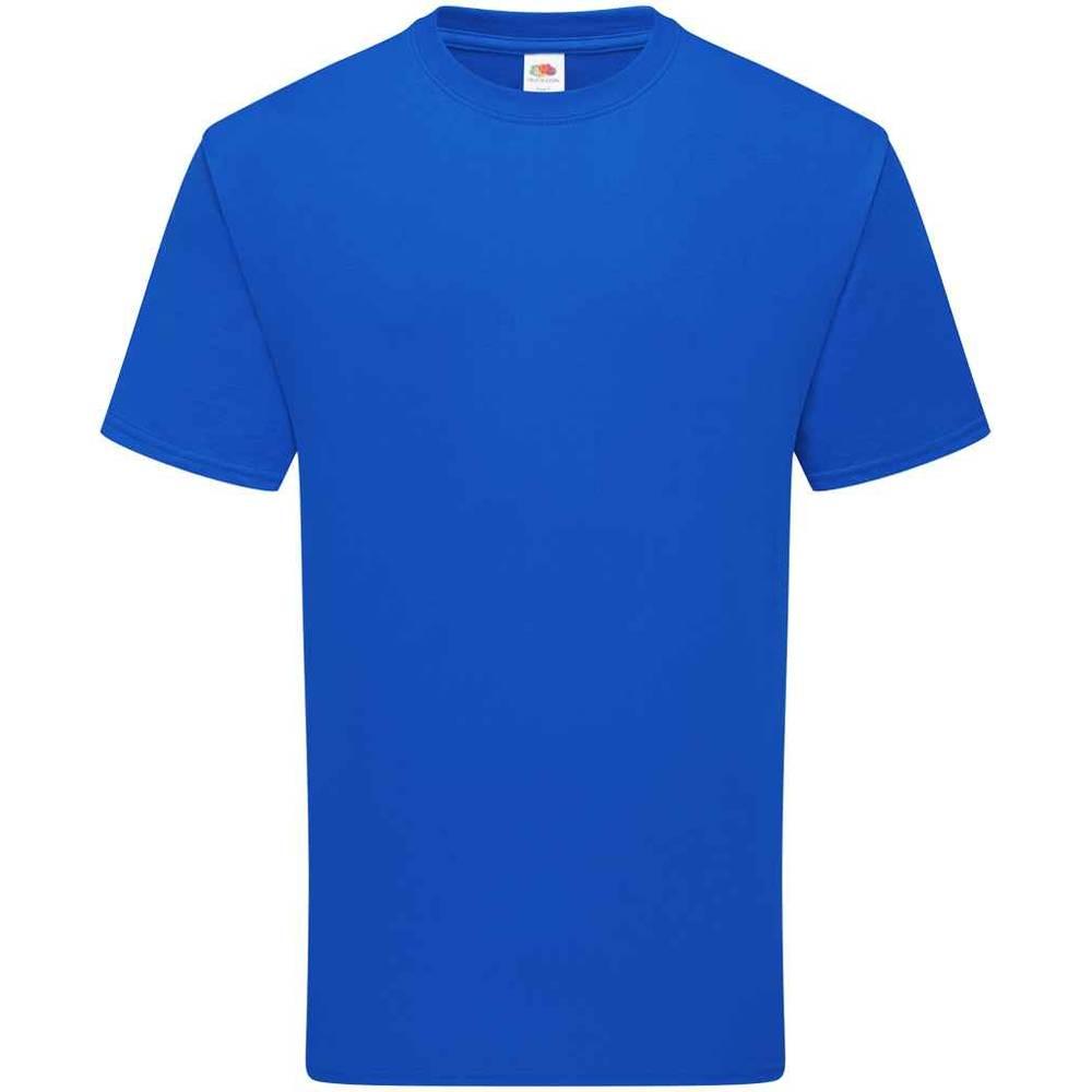 Royal Blue - Front - Fruit of the Loom Unisex Adult Cotton T-Shirt