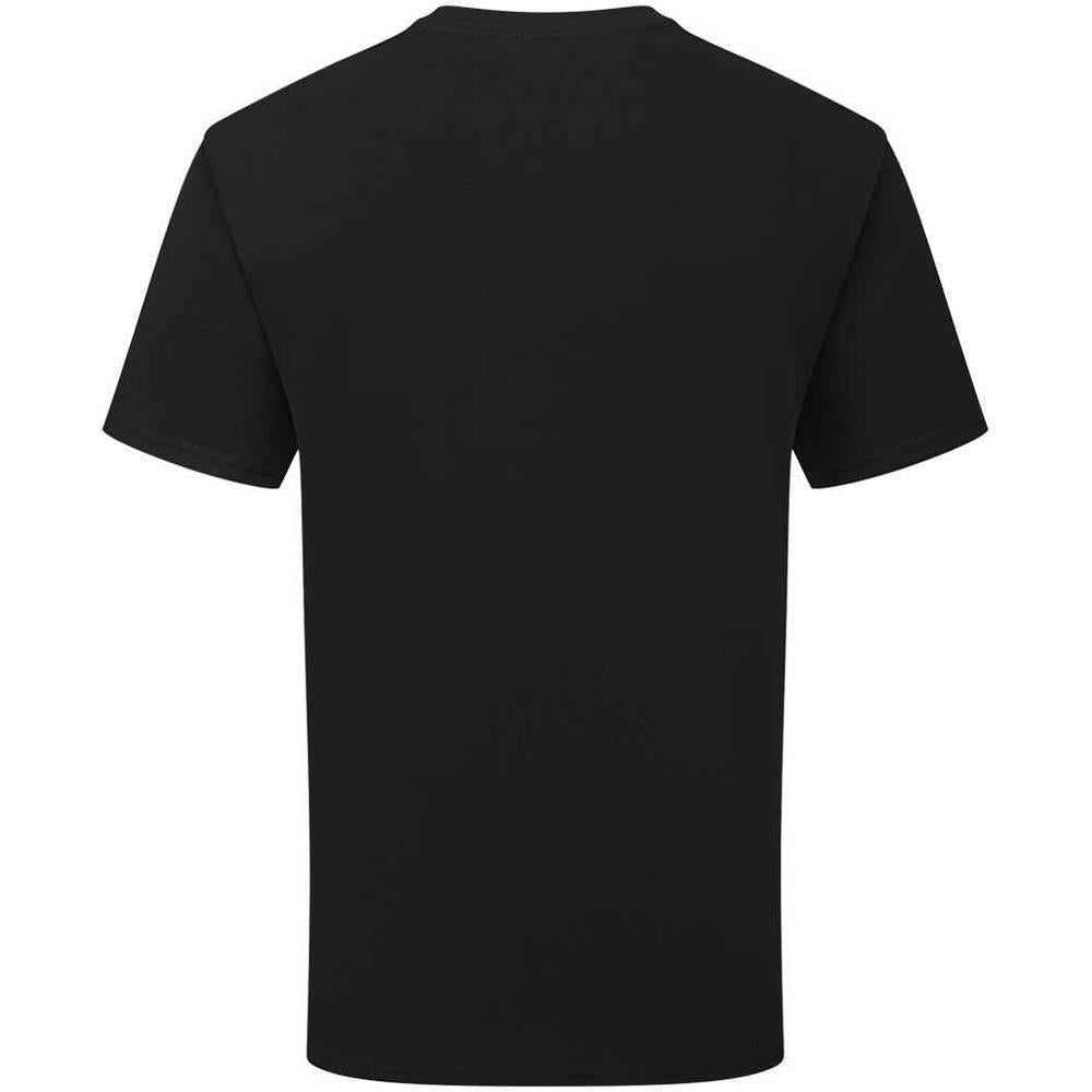 Black - Back - Fruit of the Loom Unisex Adult Cotton T-Shirt