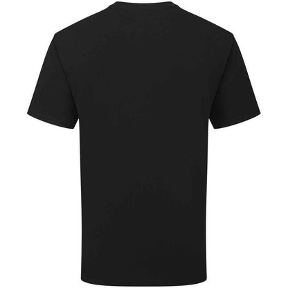 Black - Back - Fruit of the Loom Unisex Adult Cotton T-Shirt