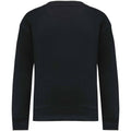 Black - Back - Native Spirit Childrens-Kids Round Neck Oversized Sweatshirt
