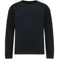 Black - Front - Native Spirit Childrens-Kids Round Neck Oversized Sweatshirt