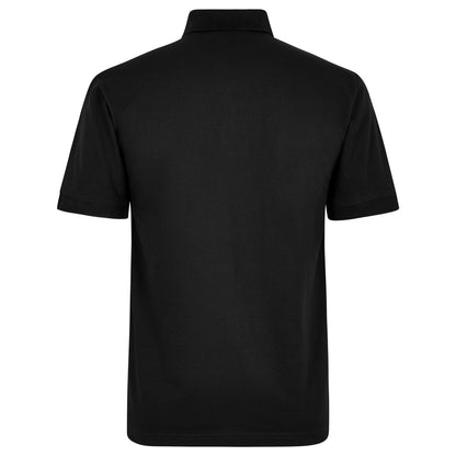 Black - Back - Kustom Kit Mens Recycled Regular Polo Shirt