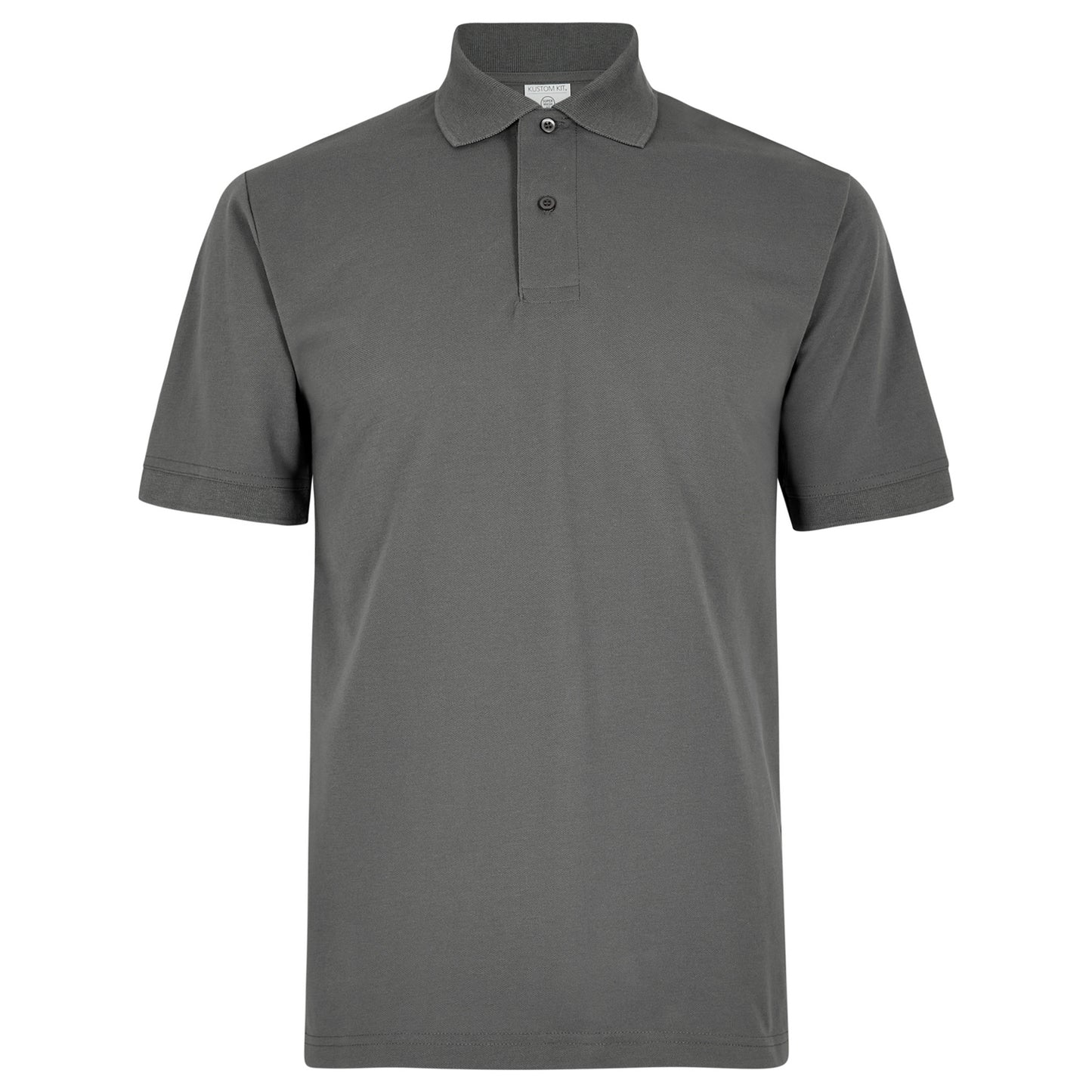 Graphite Grey - Front - Kustom Kit Mens Recycled Regular Polo Shirt