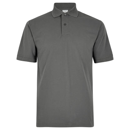 Graphite Grey - Front - Kustom Kit Mens Recycled Regular Polo Shirt