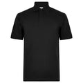 Black - Front - Kustom Kit Mens Recycled Regular Polo Shirt
