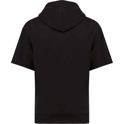 Black - Back - Native Spirit Unisex Adult French Terry Short-Sleeved Hoodie