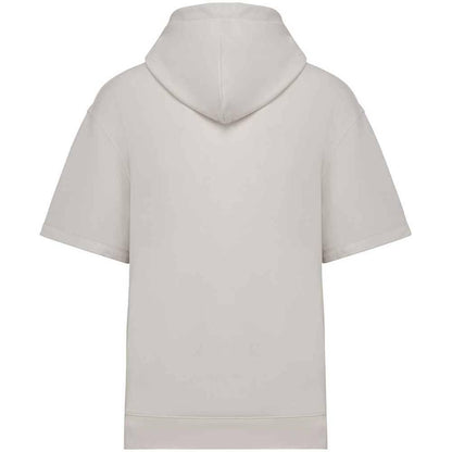 Ivory - Back - Native Spirit Unisex Adult French Terry Short-Sleeved Hoodie