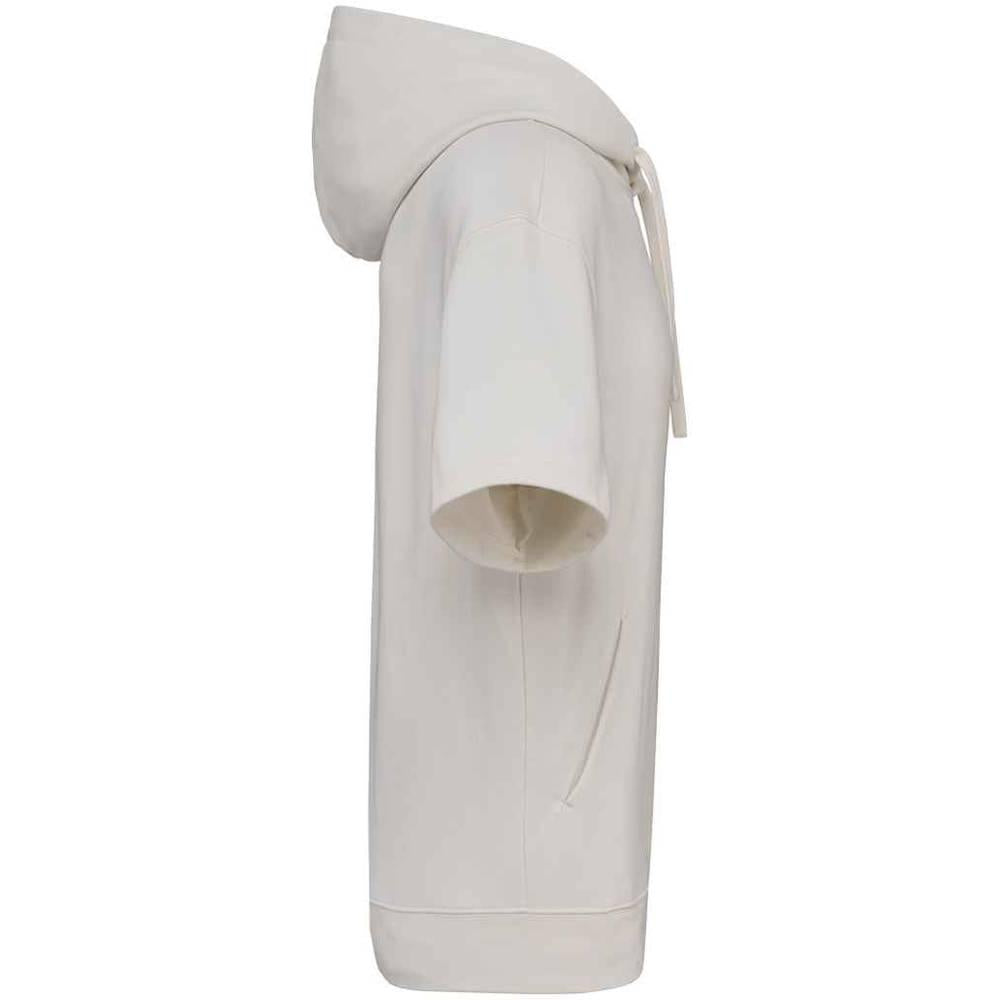 Ivory - Side - Native Spirit Unisex Adult French Terry Short-Sleeved Hoodie