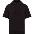 Black - Front - Native Spirit Unisex Adult French Terry Short-Sleeved Hoodie